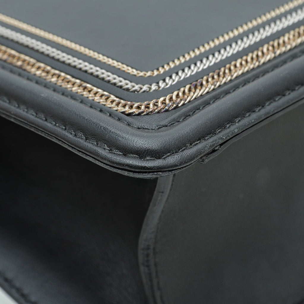 Bvlgari Black Serpenti Diamond Blast Small Flap Bag
