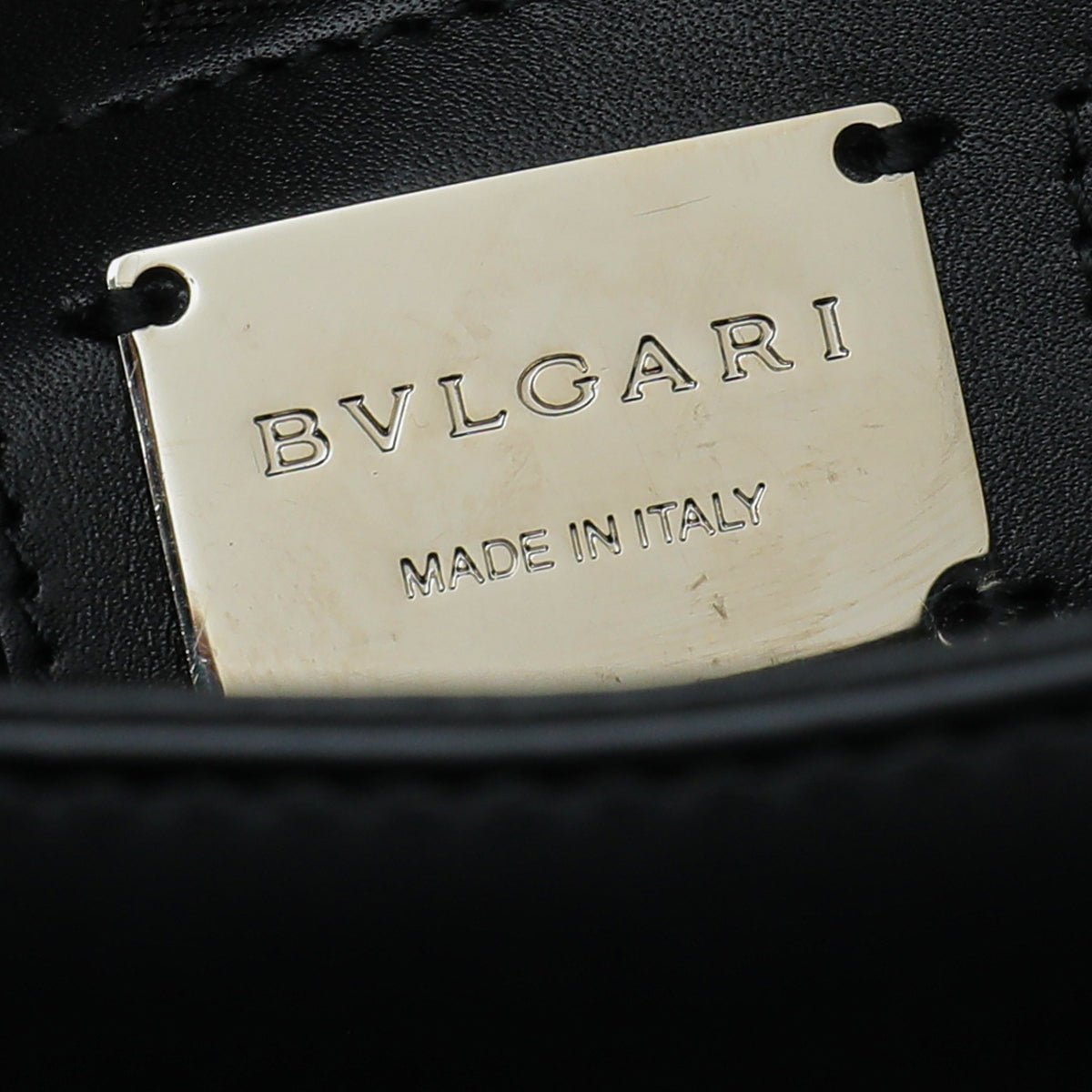 Bvlgari Black Serpenti Diamond Blast Small Flap Bag
