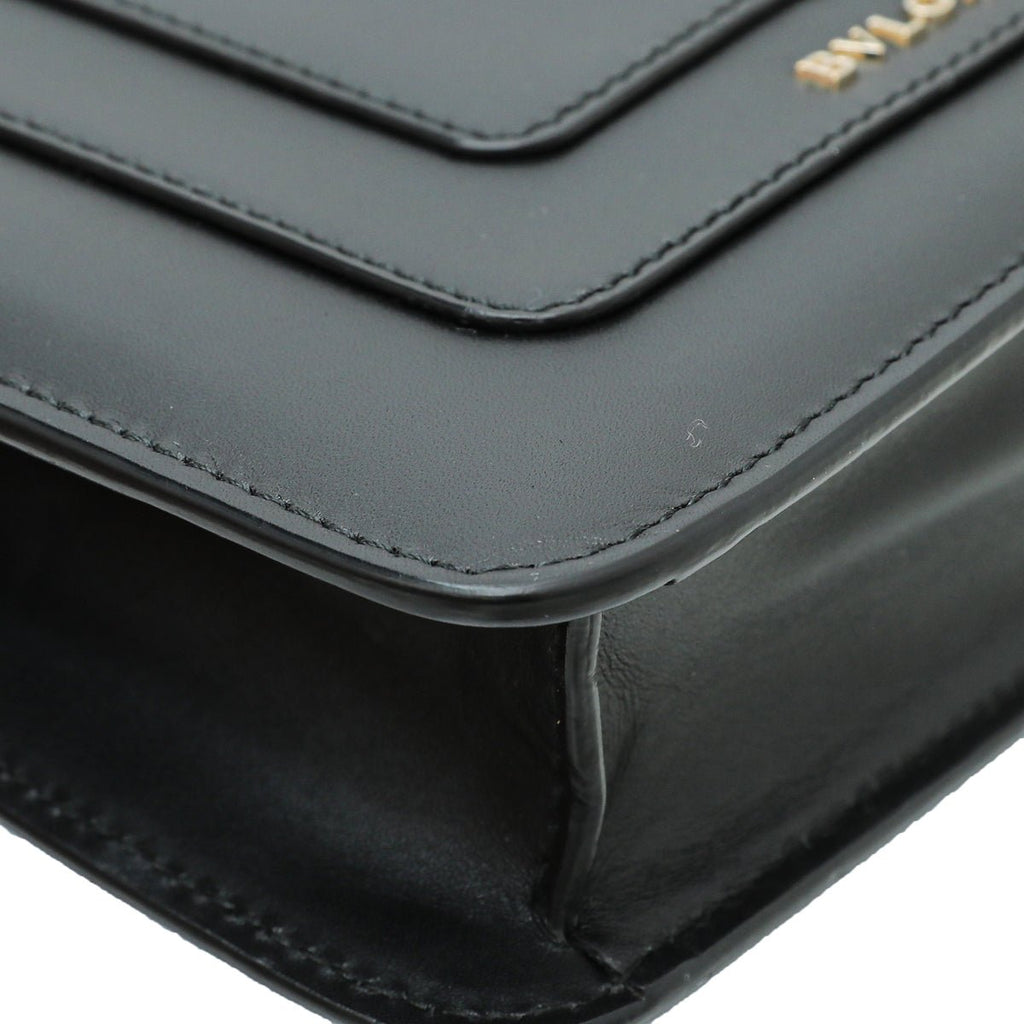 Bvlgari Black Serpenti Forever Crossbody Small Bag