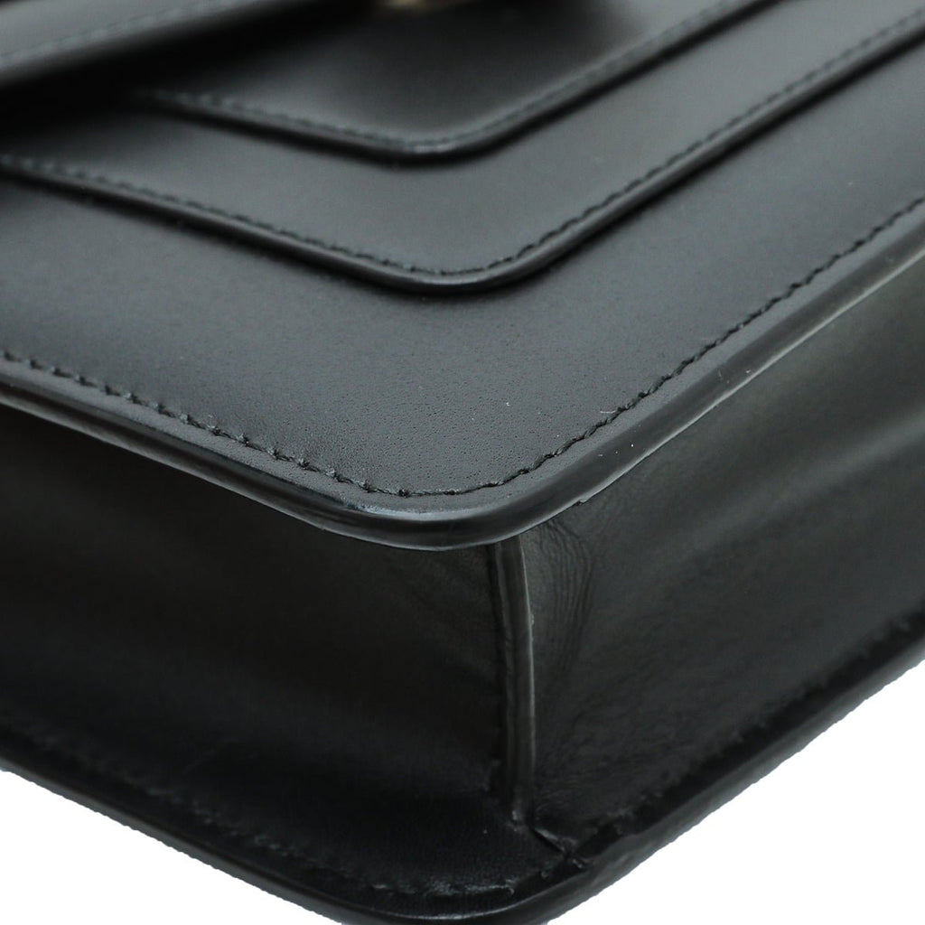 Bvlgari Black Serpenti Forever Crossbody Small Bag
