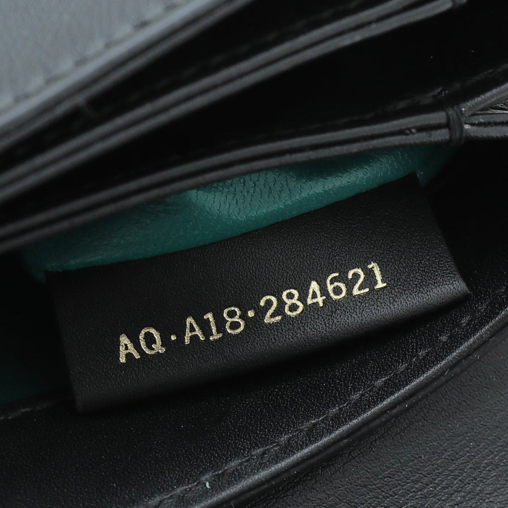Bvlgari Black Serpenti Viper Mini Top Handle Chain Bag