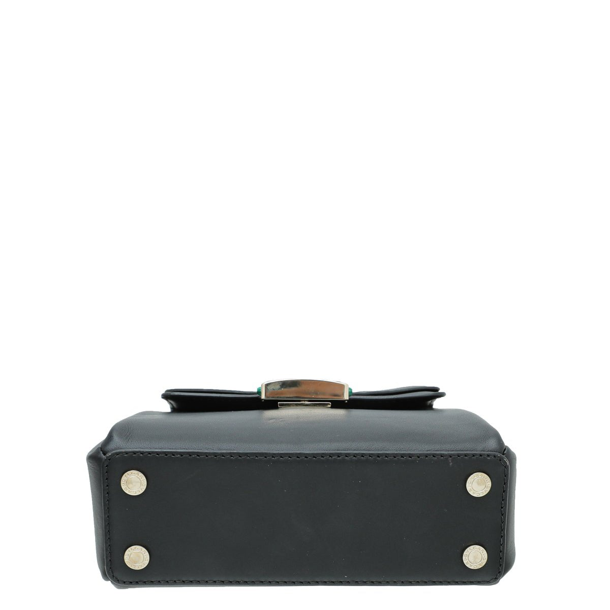 Bvlgari Black Serpenti Viper Mini Top Handle Chain Bag