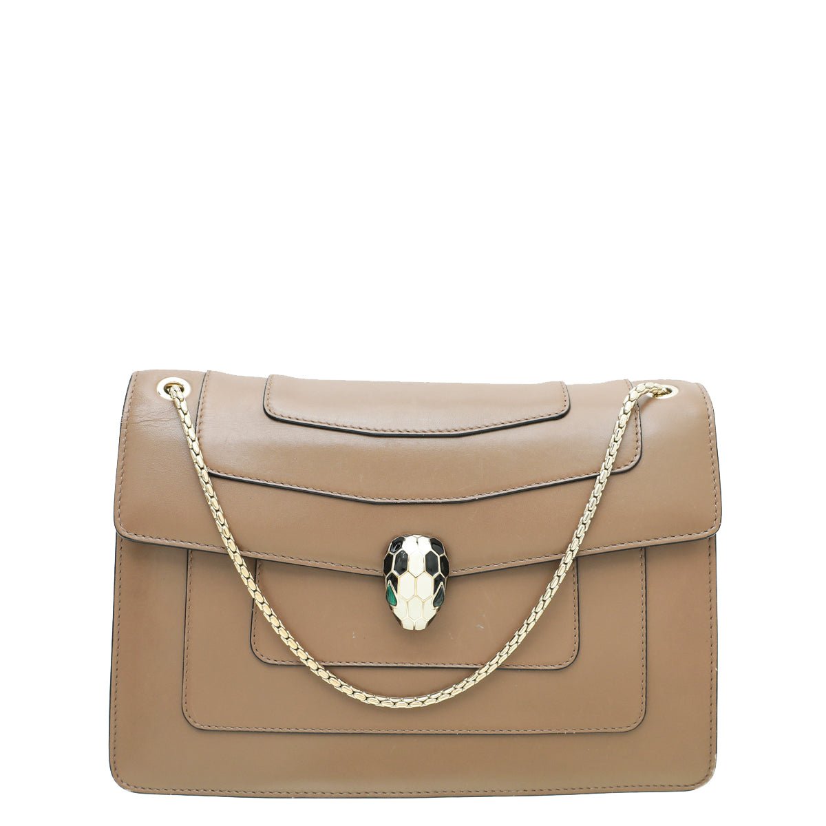 Bvlgari Brown Serpenti Forever Bag