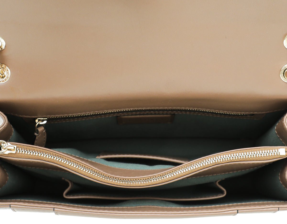 Bvlgari Brown Serpenti Forever Bag