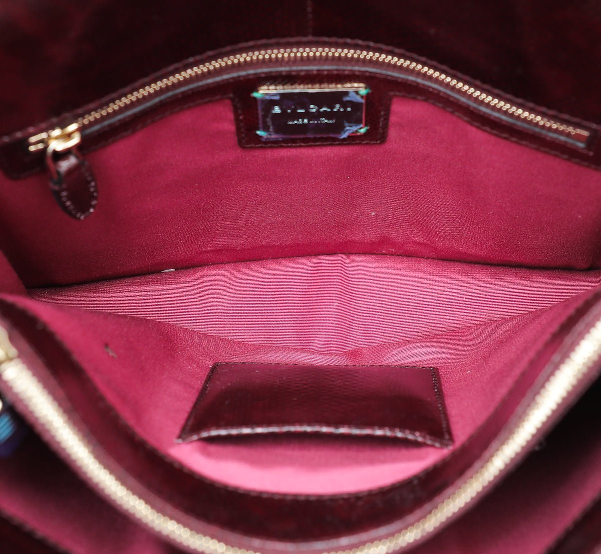 Bvlgari Burgundy Karung Skin Serpenti Forever Flap Bag