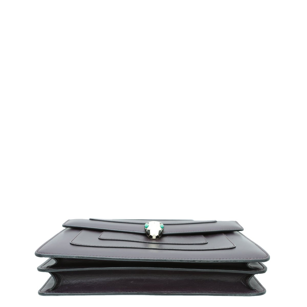 Bvlgari Dark Violet Serpenti Forever Flap Chain Bag
