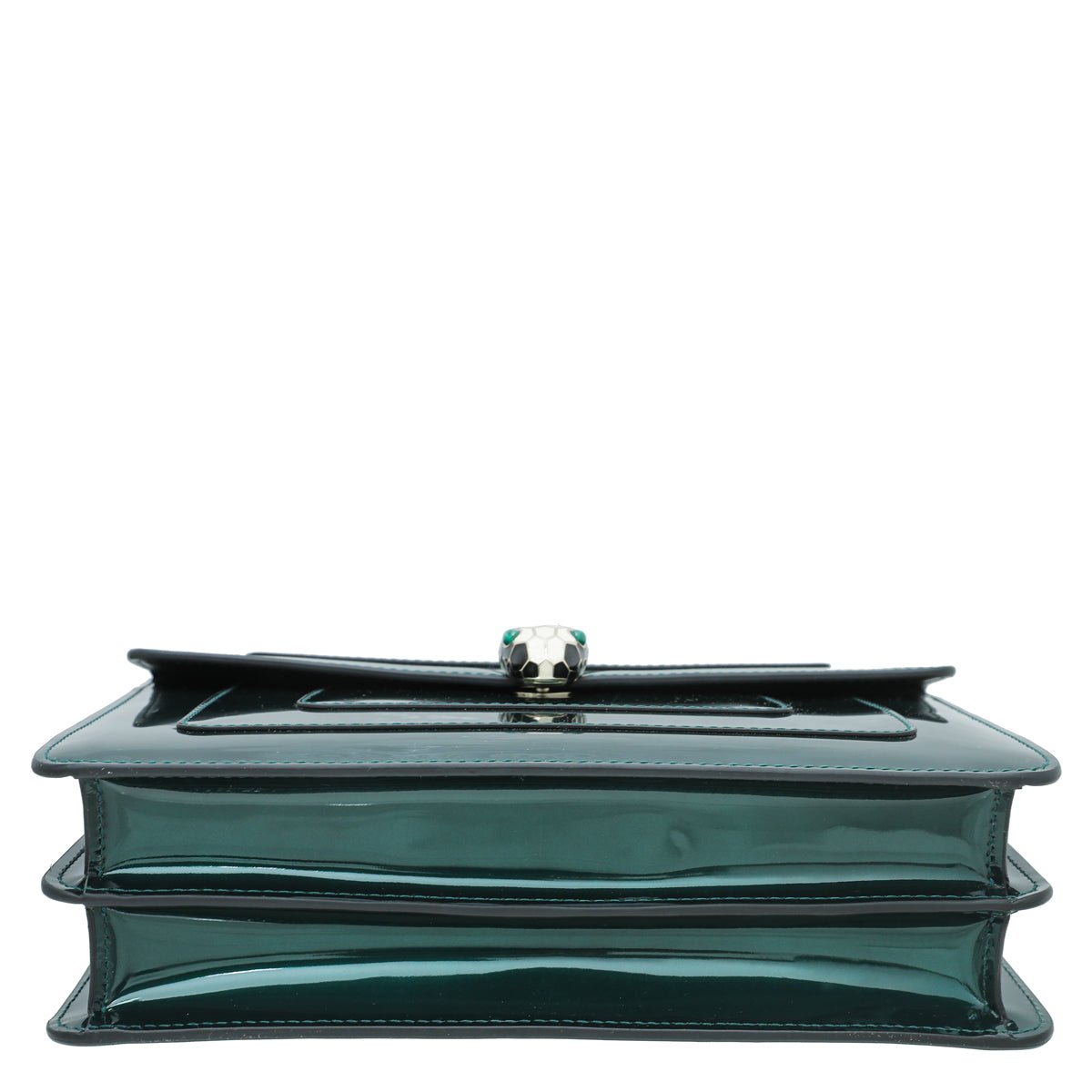 Bvlgari Emerald Green Serpenti Forever Flap Bag
