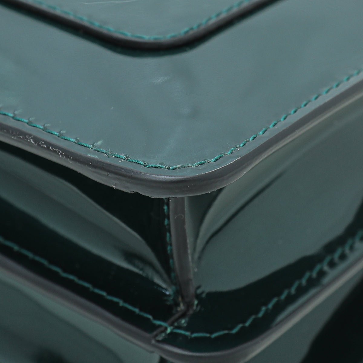 Bvlgari Emerald Green Serpenti Forever Flap Bag