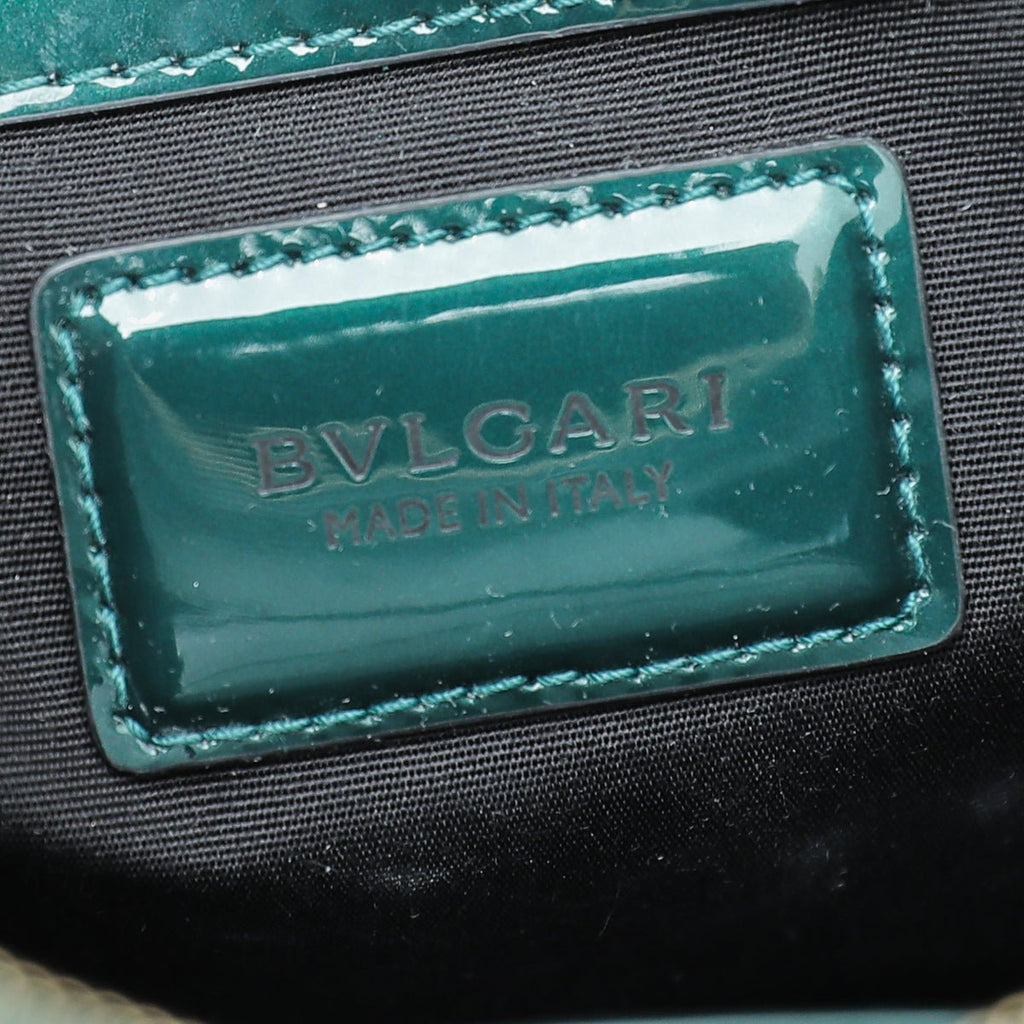 Bvlgari Emerald Green Serpenti Forever Flap Bag