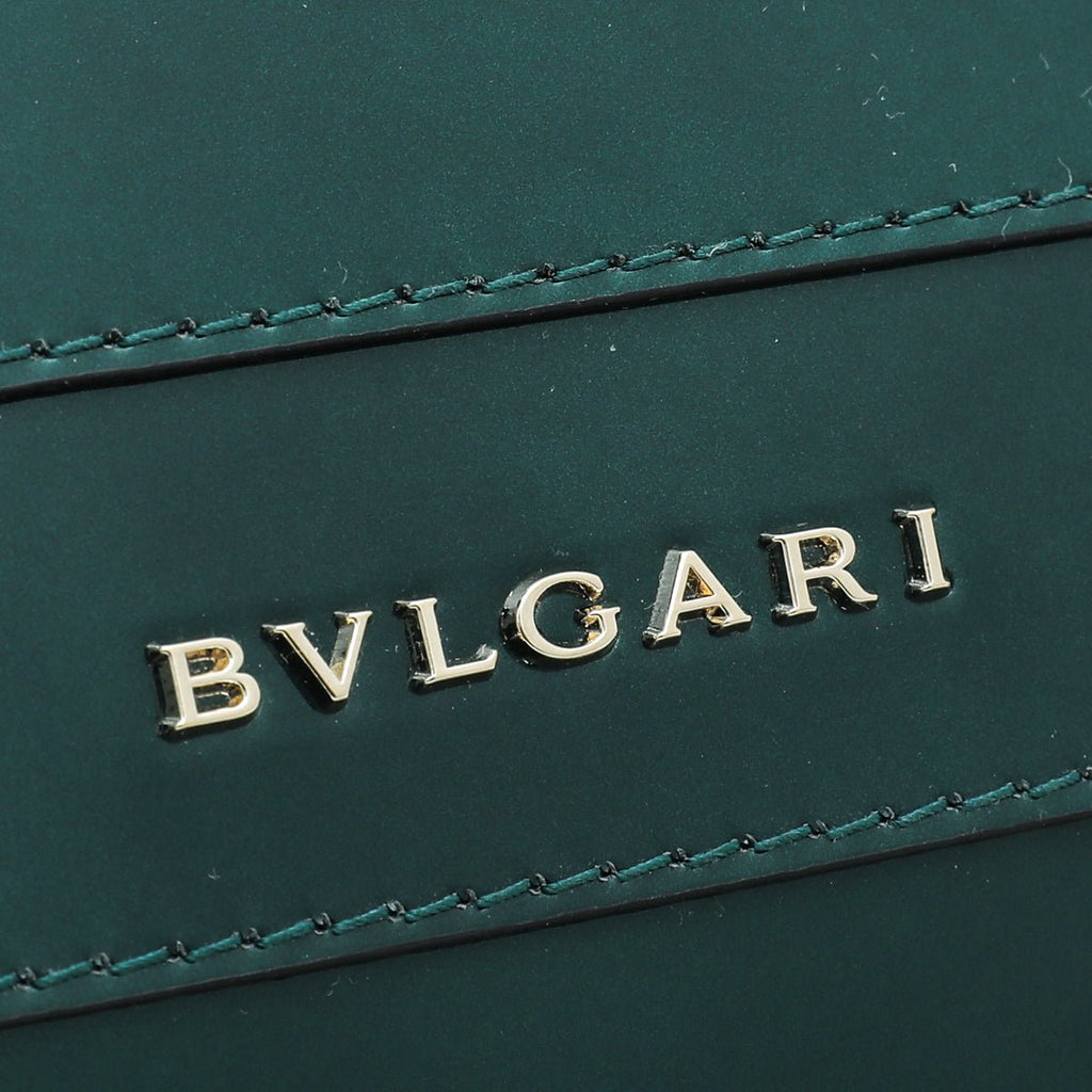Bvlgari Emerald Green Serpenti Forever Flap Bag