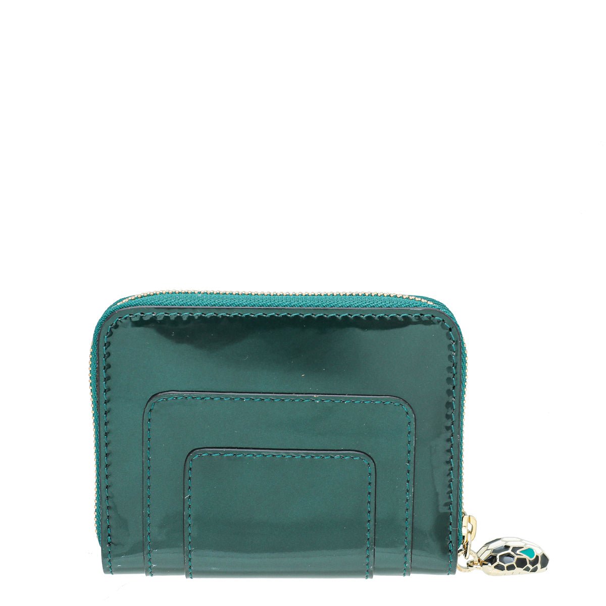 Bvlgari Emerald Green Serpenti Forever Wallet
