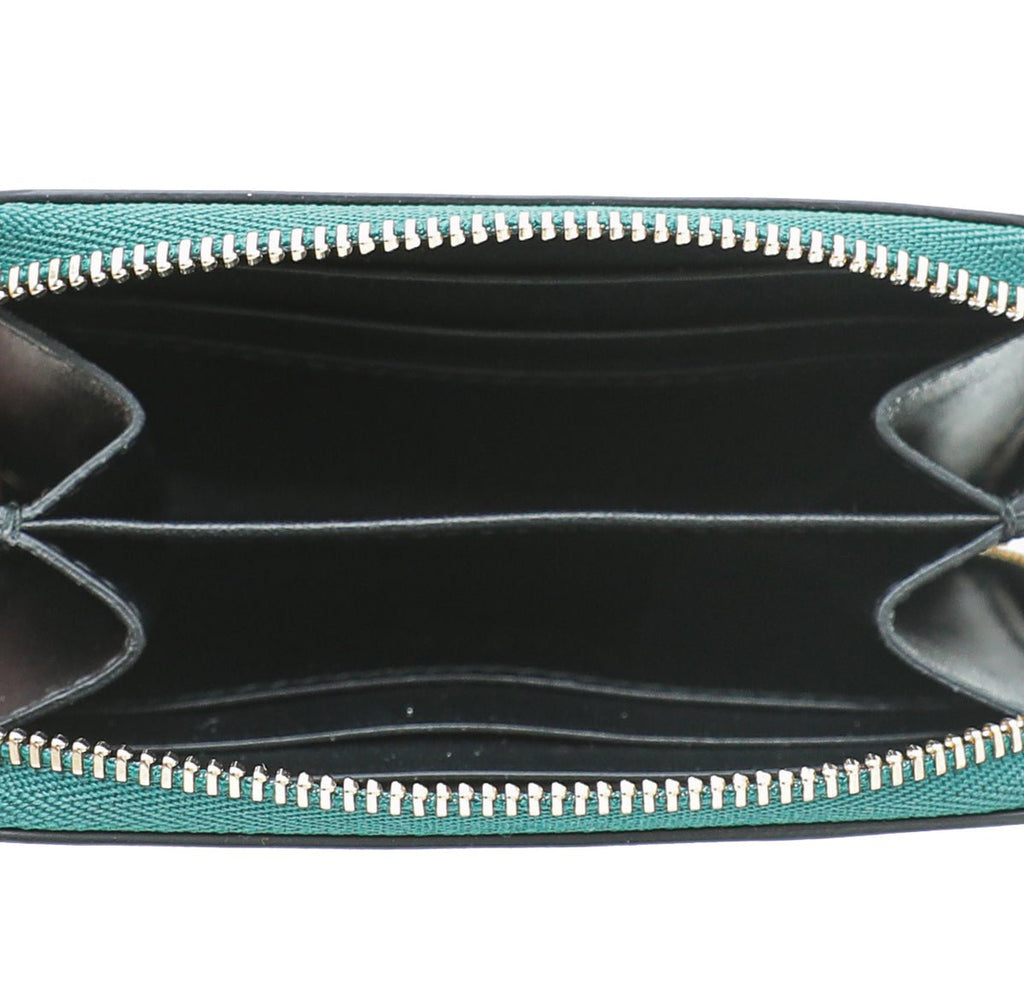 Bvlgari Emerald Green Serpenti Forever Wallet
