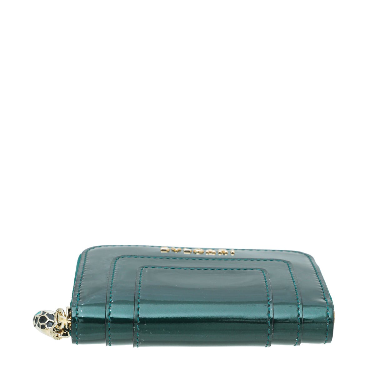 Bvlgari Emerald Green Serpenti Forever Wallet