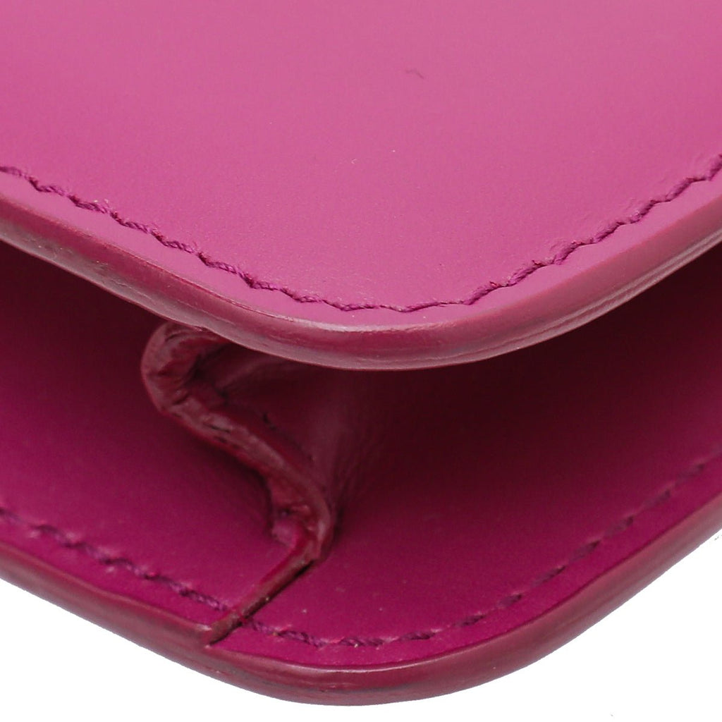Bvlgari Fuchsia Serpenti Forever Galuchat Crossbody Small Bag
