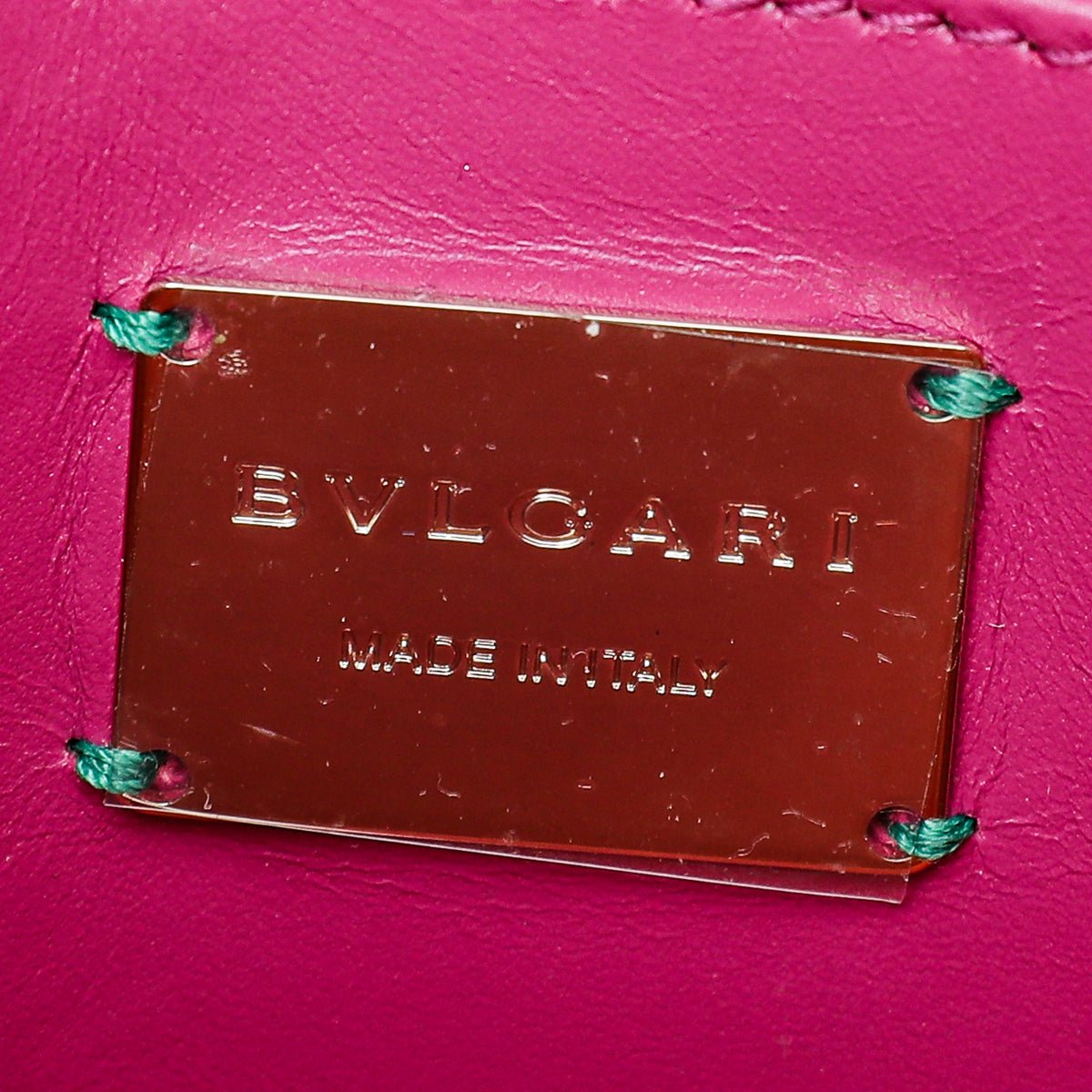 Bvlgari Fuchsia Serpenti Forever Galuchat Crossbody Small Bag