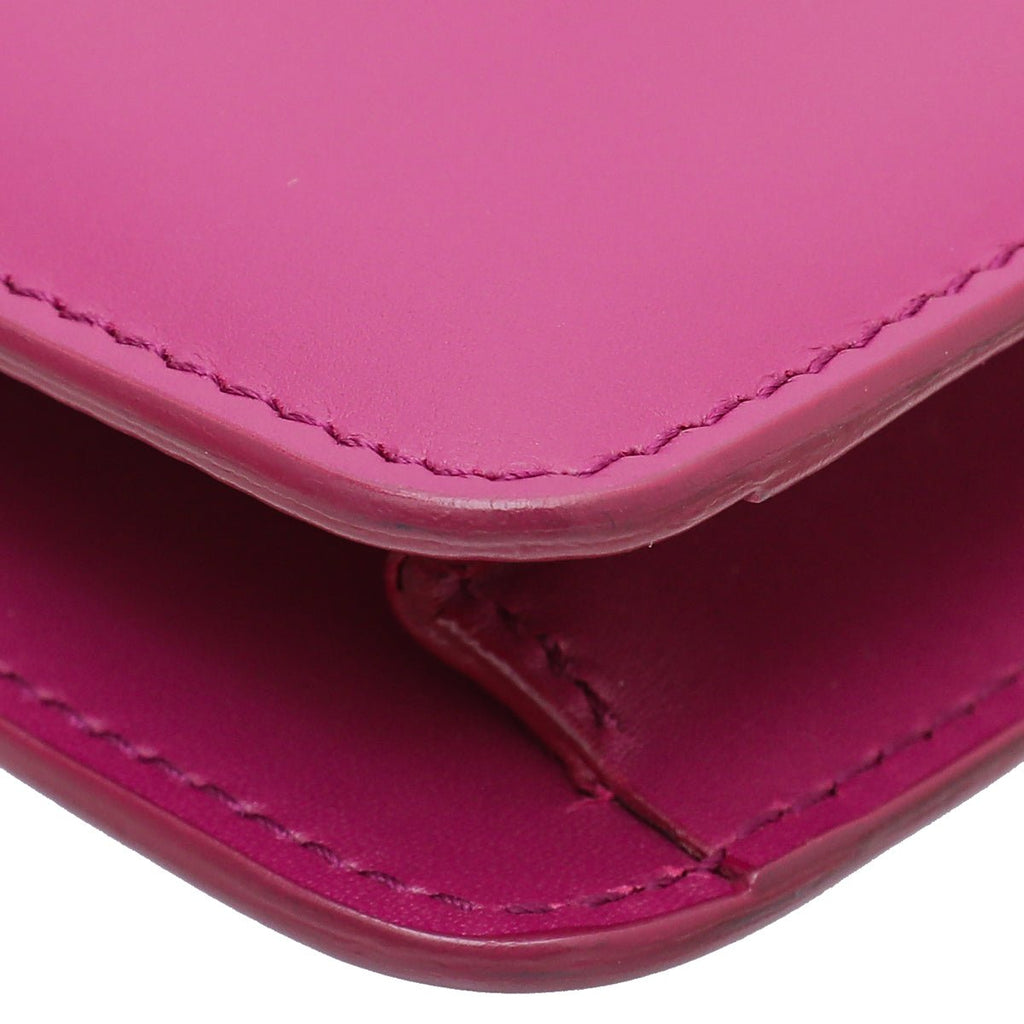 Bvlgari Fuchsia Serpenti Forever Galuchat Crossbody Small Bag