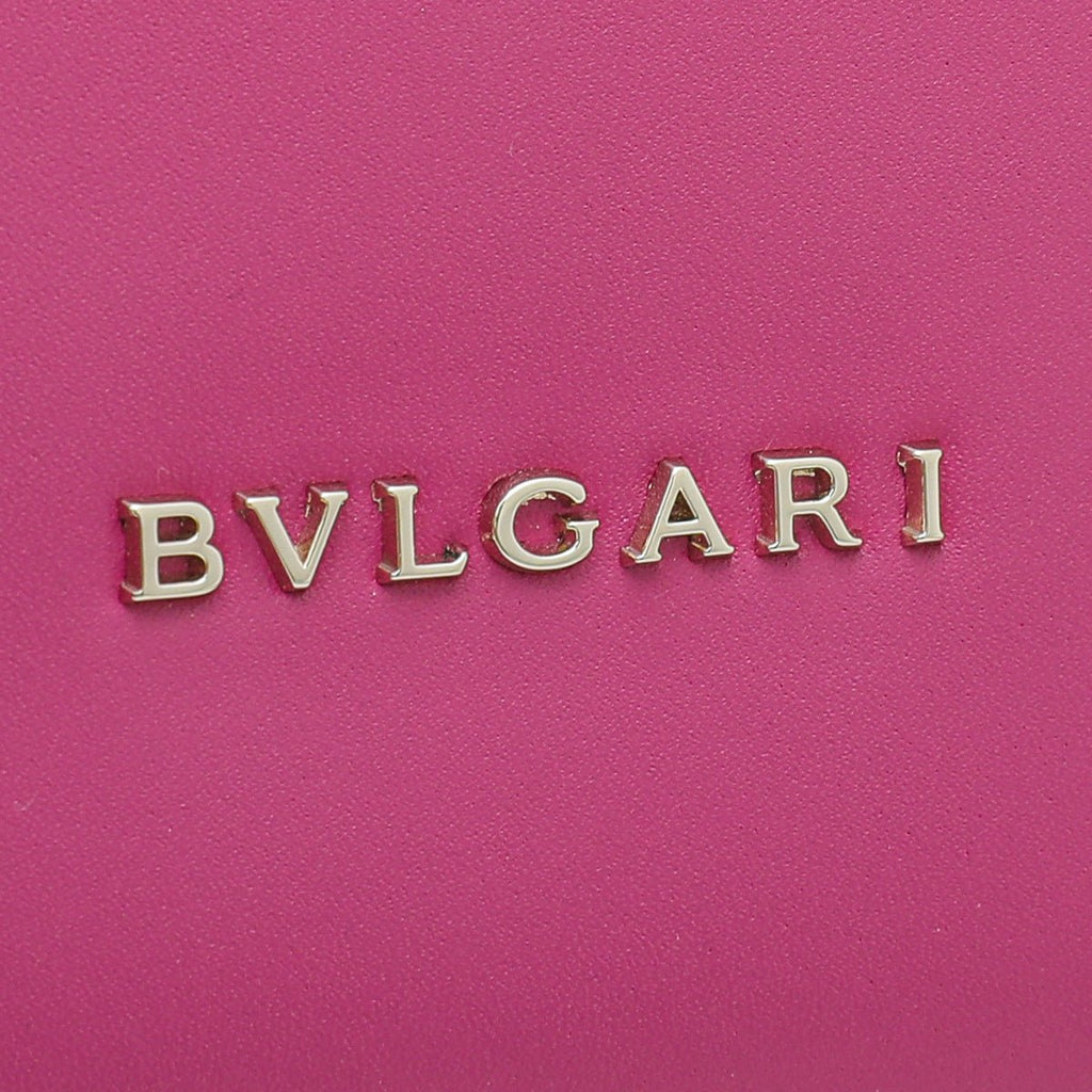 Bvlgari Fuchsia Serpenti Forever Galuchat Crossbody Small Bag