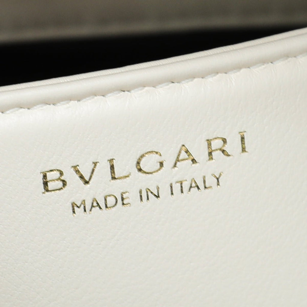 Bvlgari Ivory Serpenti Cabochon Mini Crossbody Bag