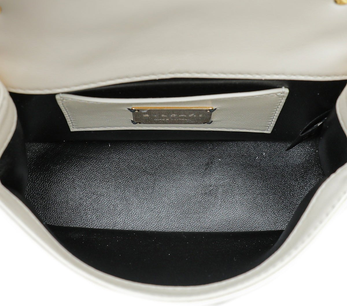 Bvlgari Ivory Serpenti Cabochon Mini Crossbody Bag