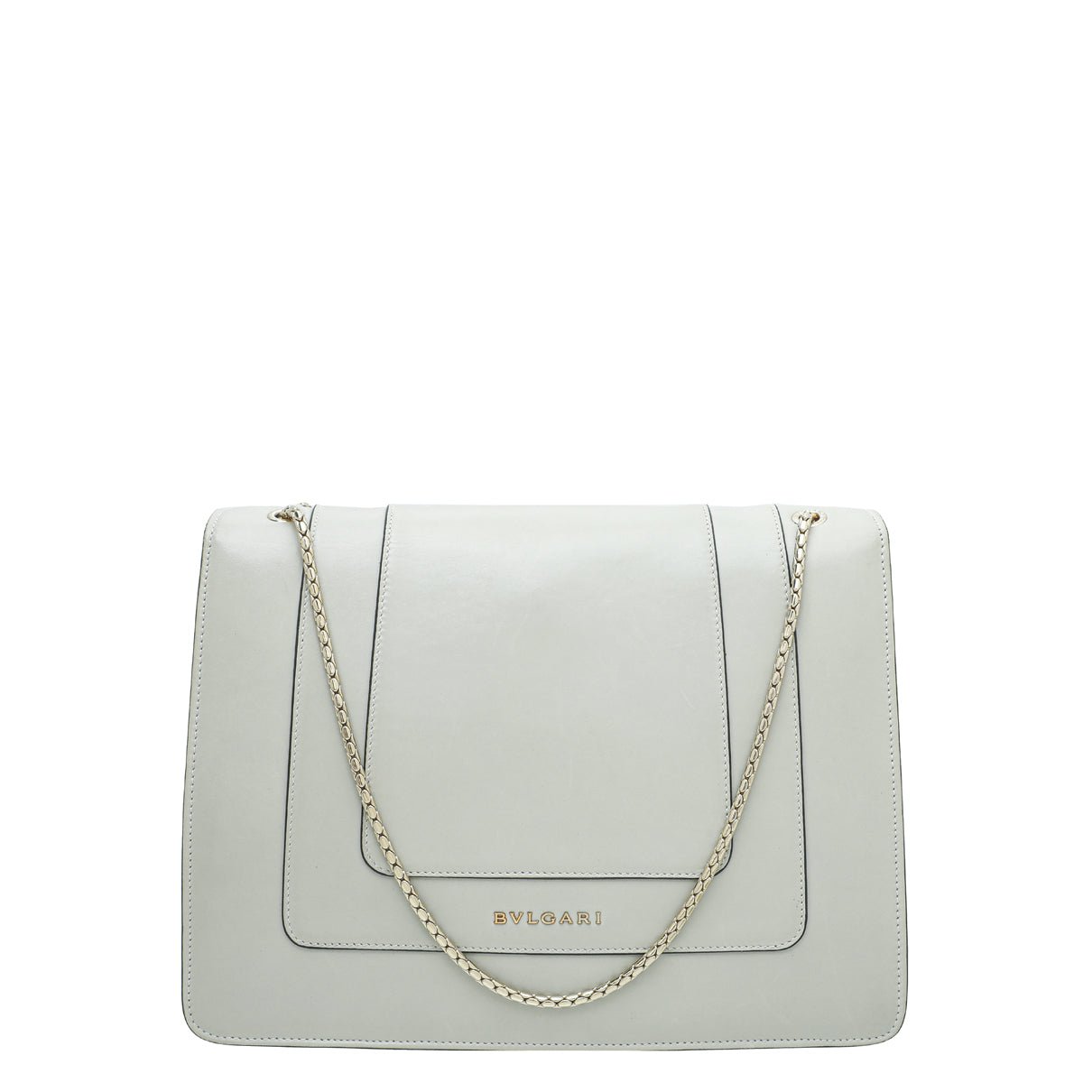 Bvlgari Light Greige Serpenti Forever Large Bag
