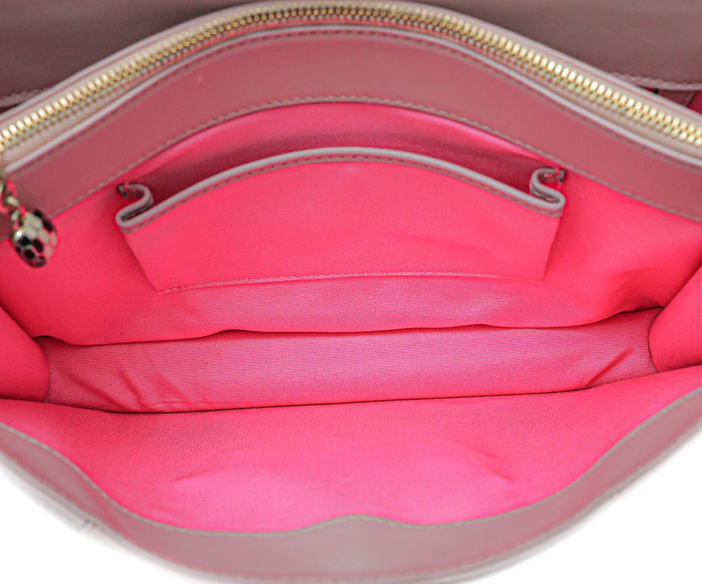 Bvlgari Light Pink Serpenti Forever Shoulder Bag