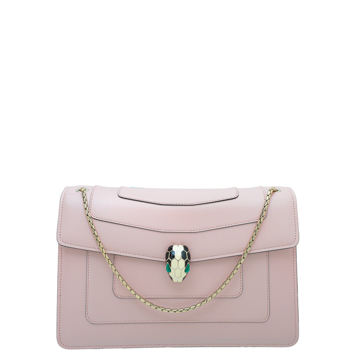 Bvlgari Light Pink Serpenti Forever Shoulder Bag
