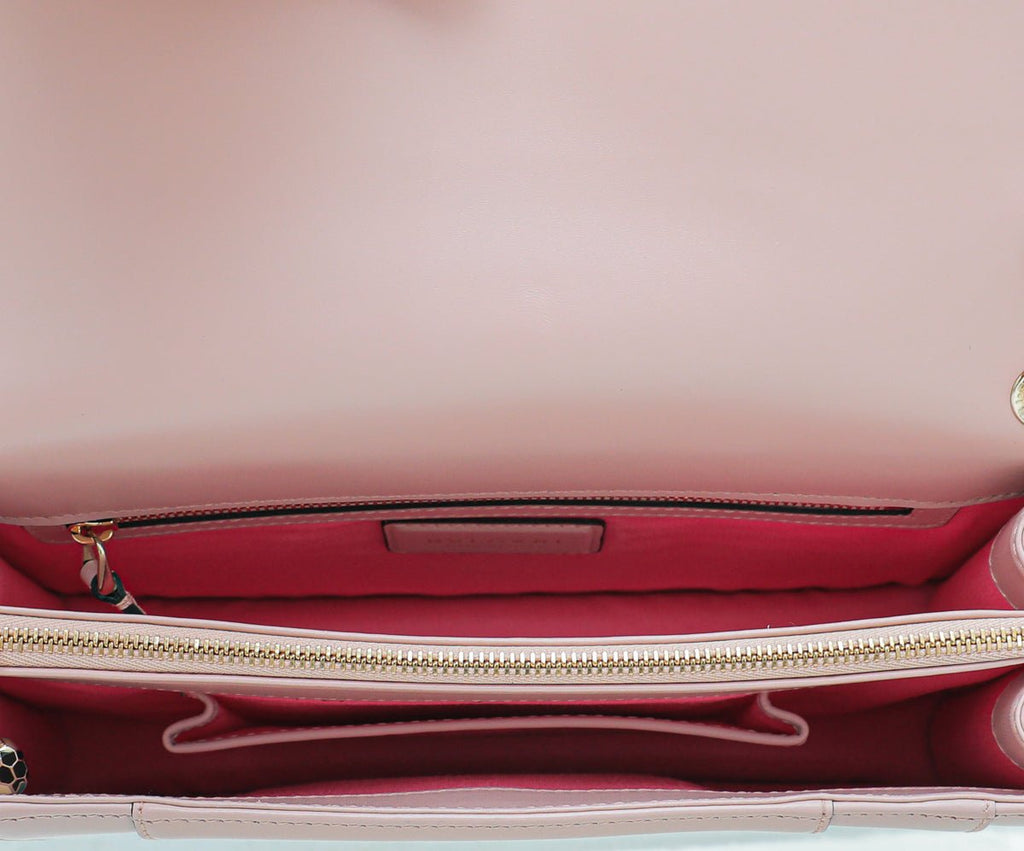 Bvlgari Light Pink Serpenti Forever Shoulder Bag