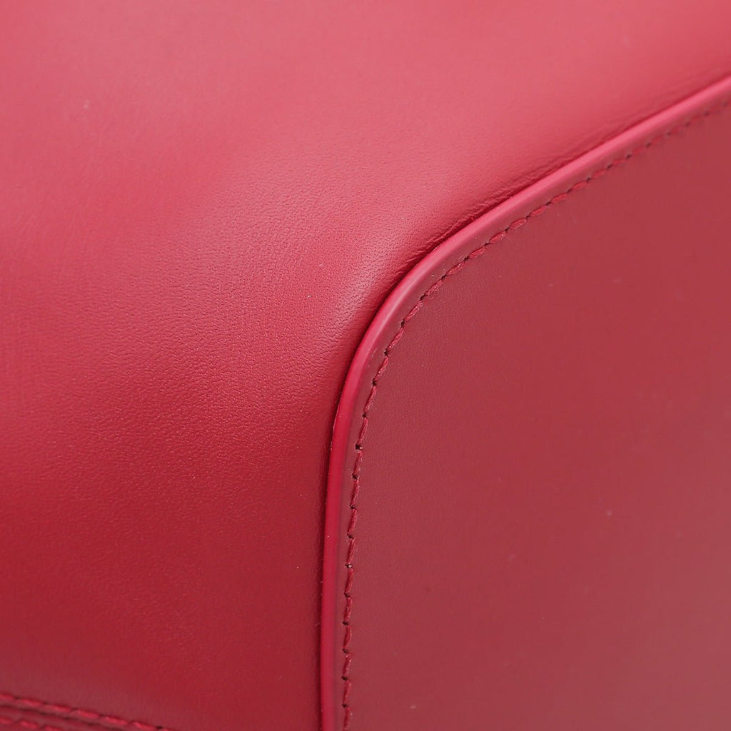 Bvlgari Red Serpenti Forever Bucket Bag