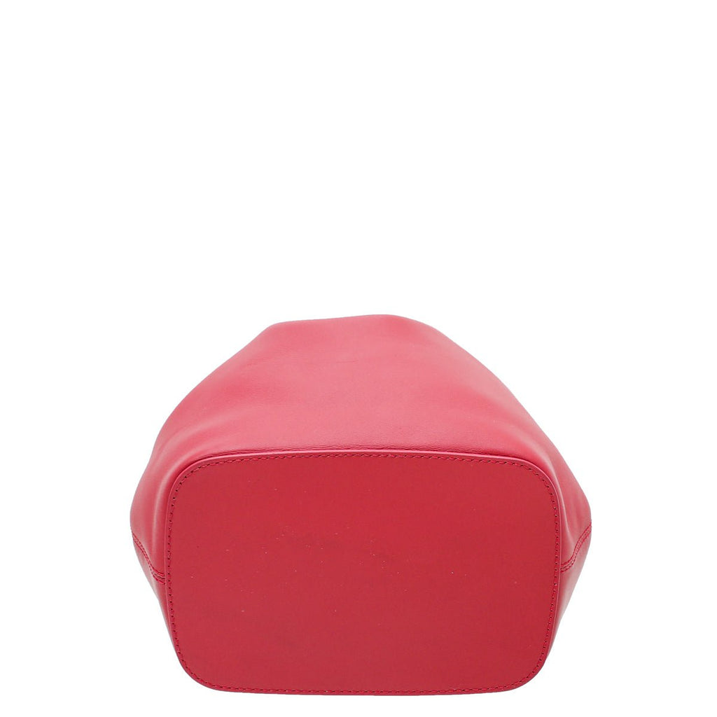 Bvlgari Red Serpenti Forever Bucket Bag