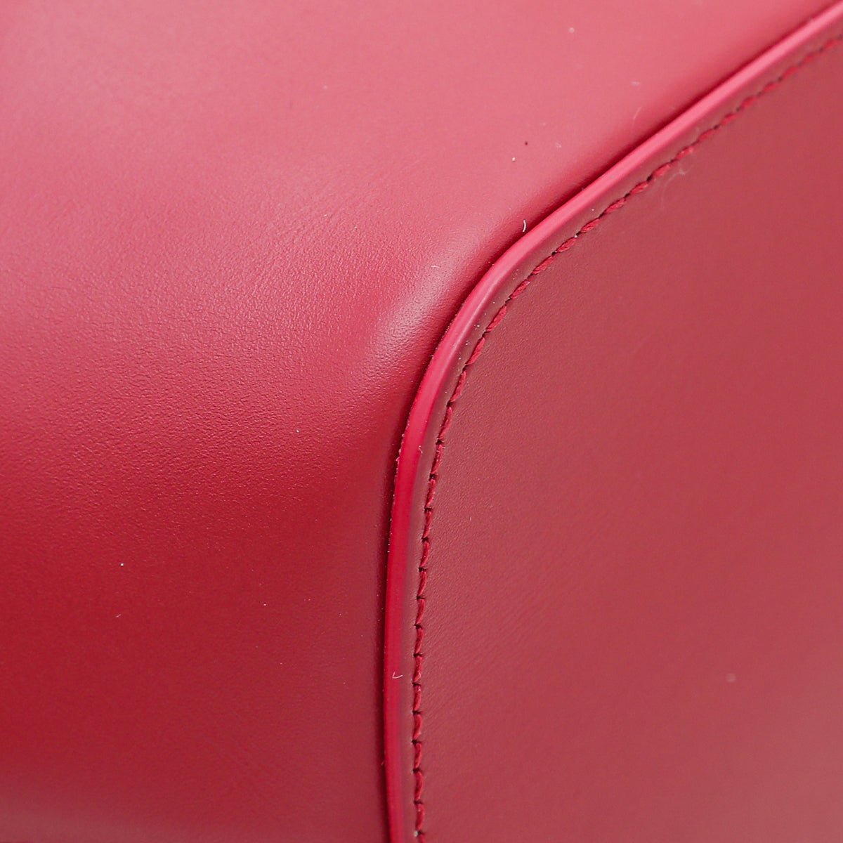 Bvlgari Red Serpenti Forever Bucket Bag