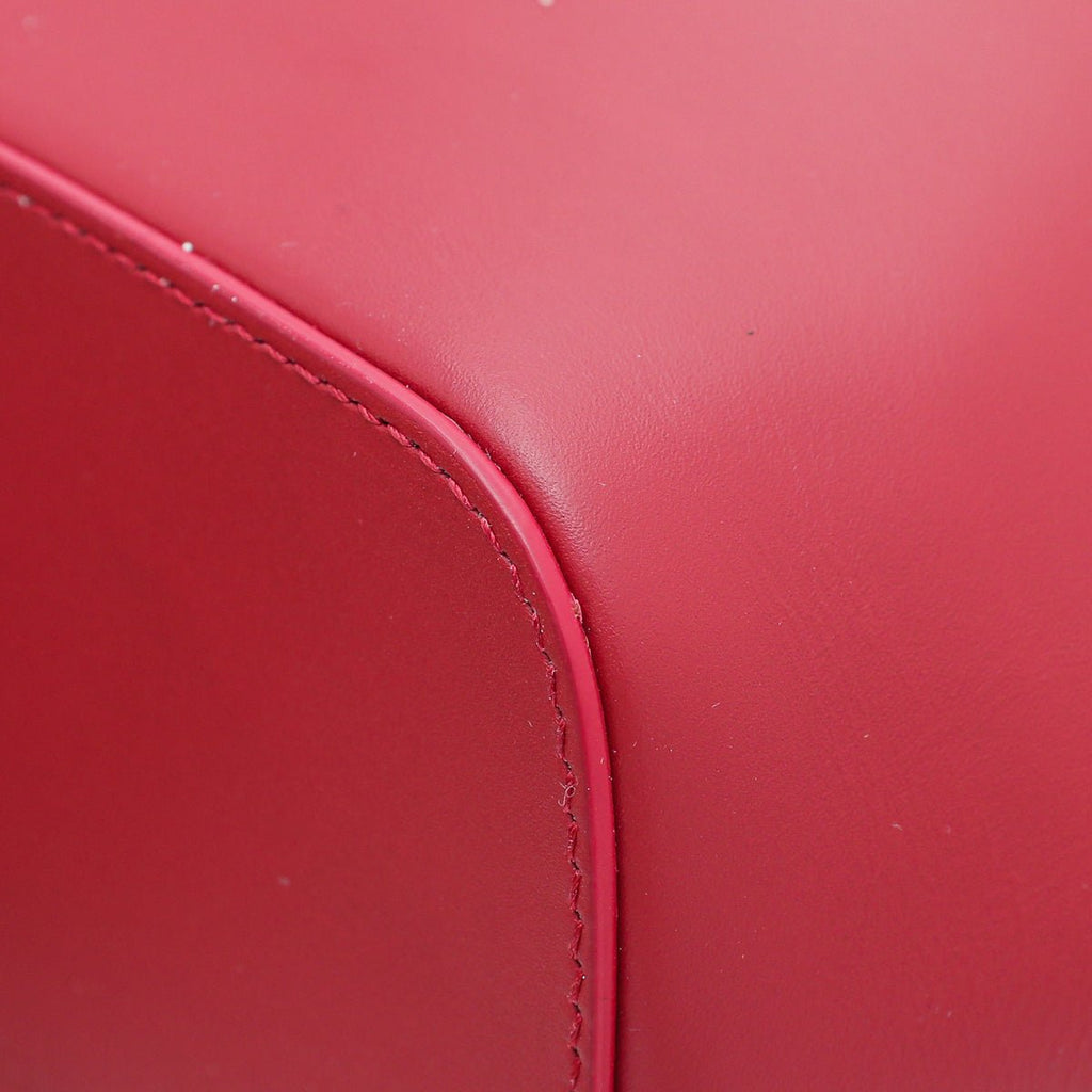 Bvlgari Red Serpenti Forever Bucket Bag