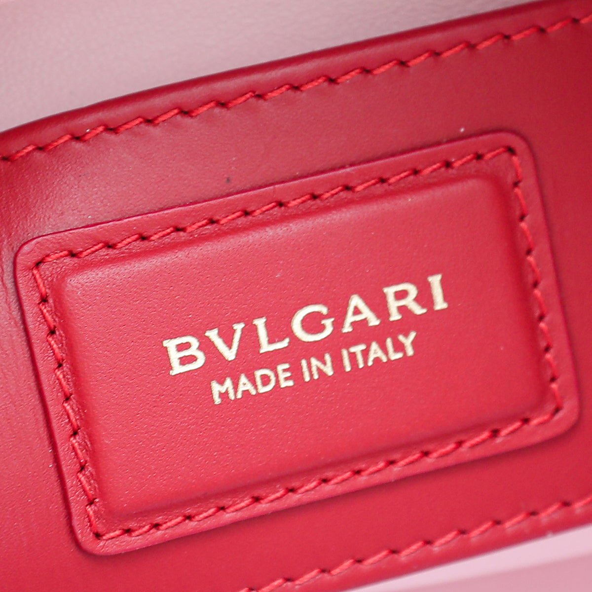 Bvlgari Red Serpenti Forever Bucket Bag