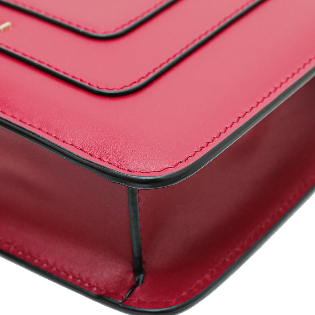 Bvlgari Red Serpenti Forever Crossbody Small Bag