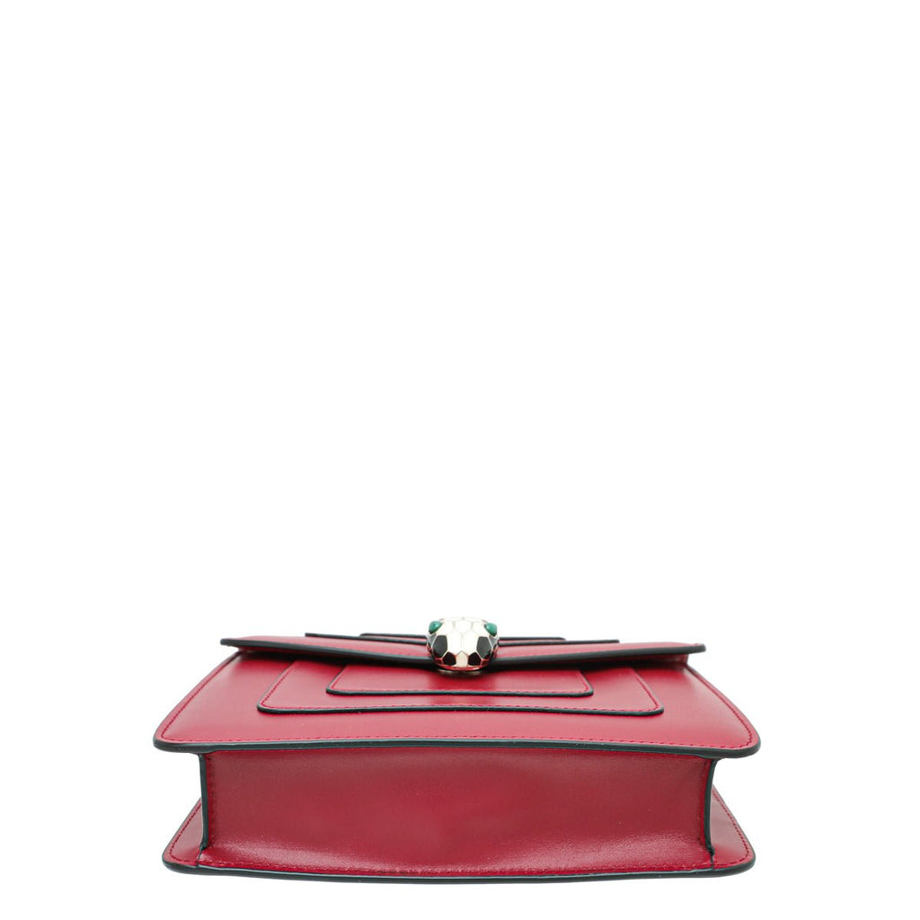 Bvlgari Red Serpenti Forever Crossbody Small Bag