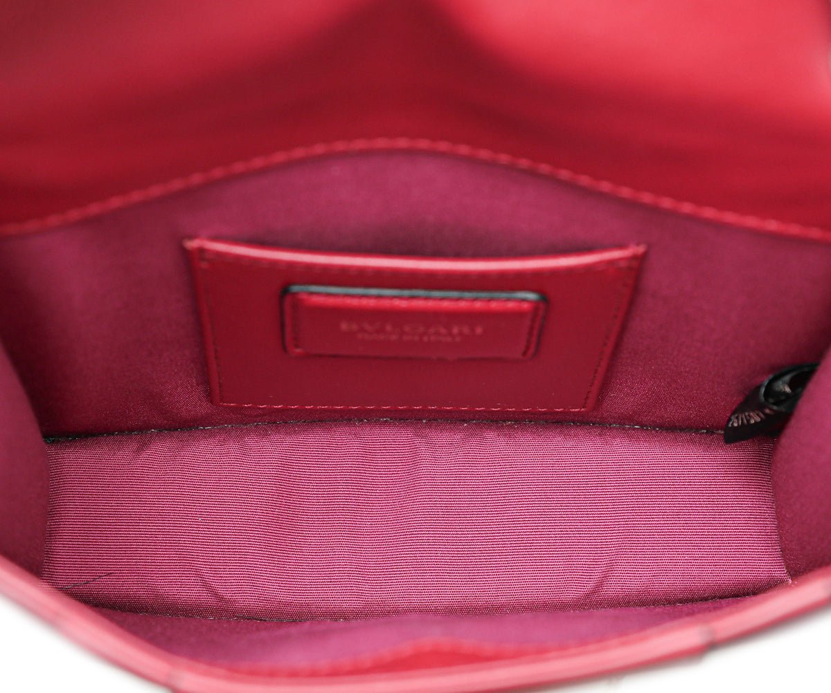 Bvlgari Red Serpenti Forever Crossbody Small Bag