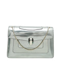 Bvlgari Silver Serpenti Forever Flap Chain Bag