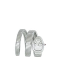 Bvlgari Stainless Steel Serpenti Tubogas Double Spiral Quartz Watch