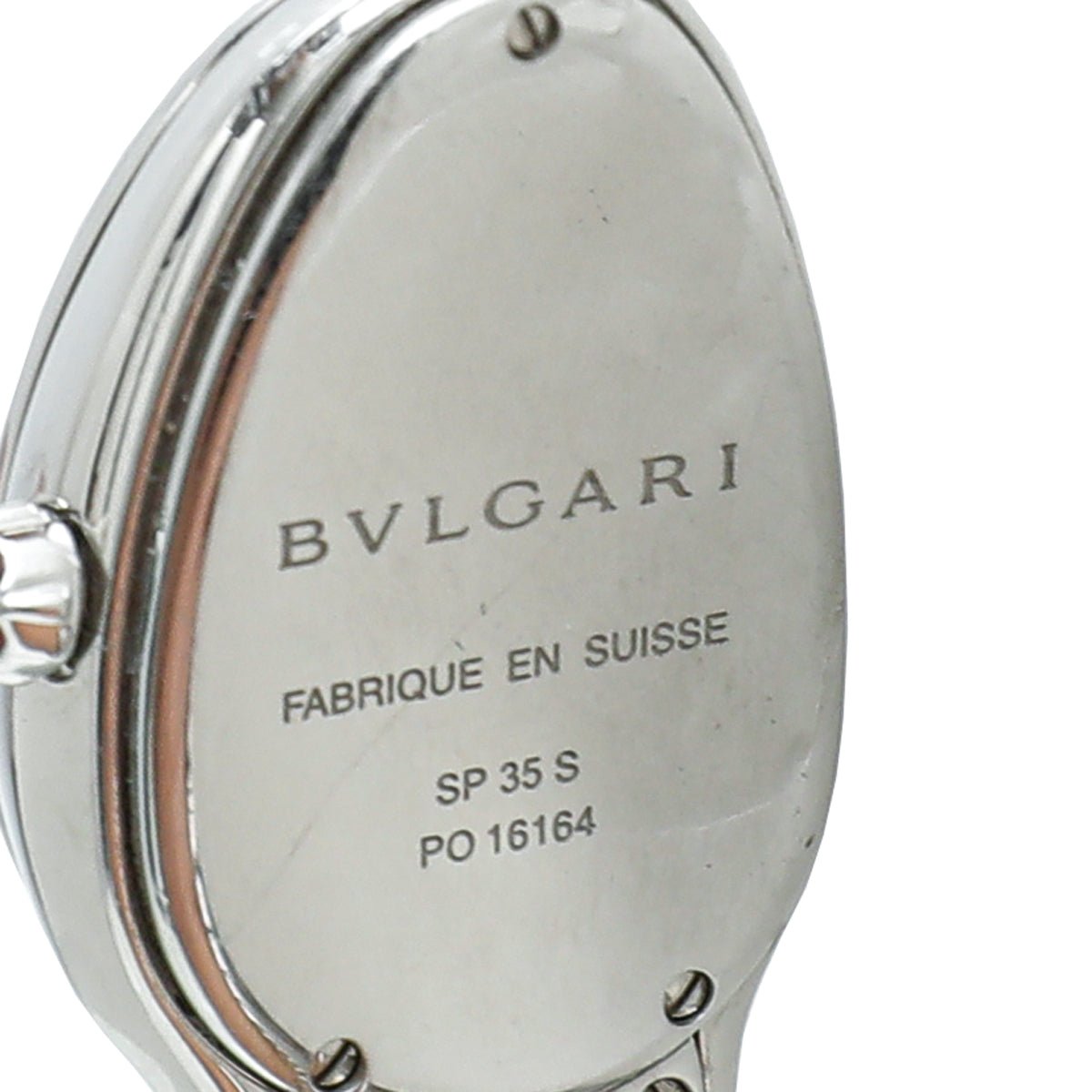 Bvlgari Stainless Steel Serpenti Tubogas Double Spiral Quartz Watch