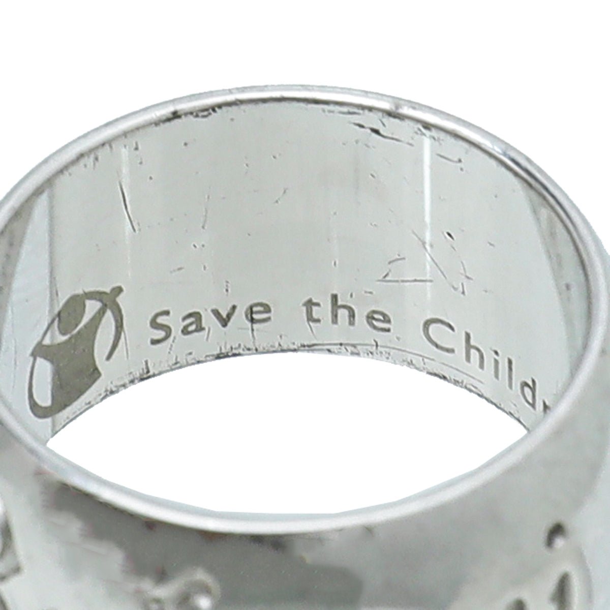 Bvlgari Sterling Silver Rewrite the Future - Save The Children Ring 50