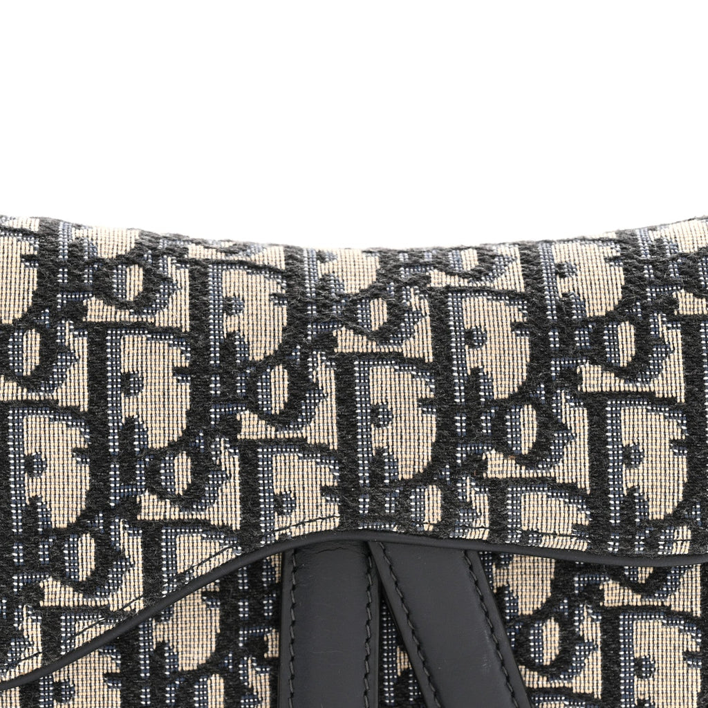 Oblique Mini Saddle Bag Blue