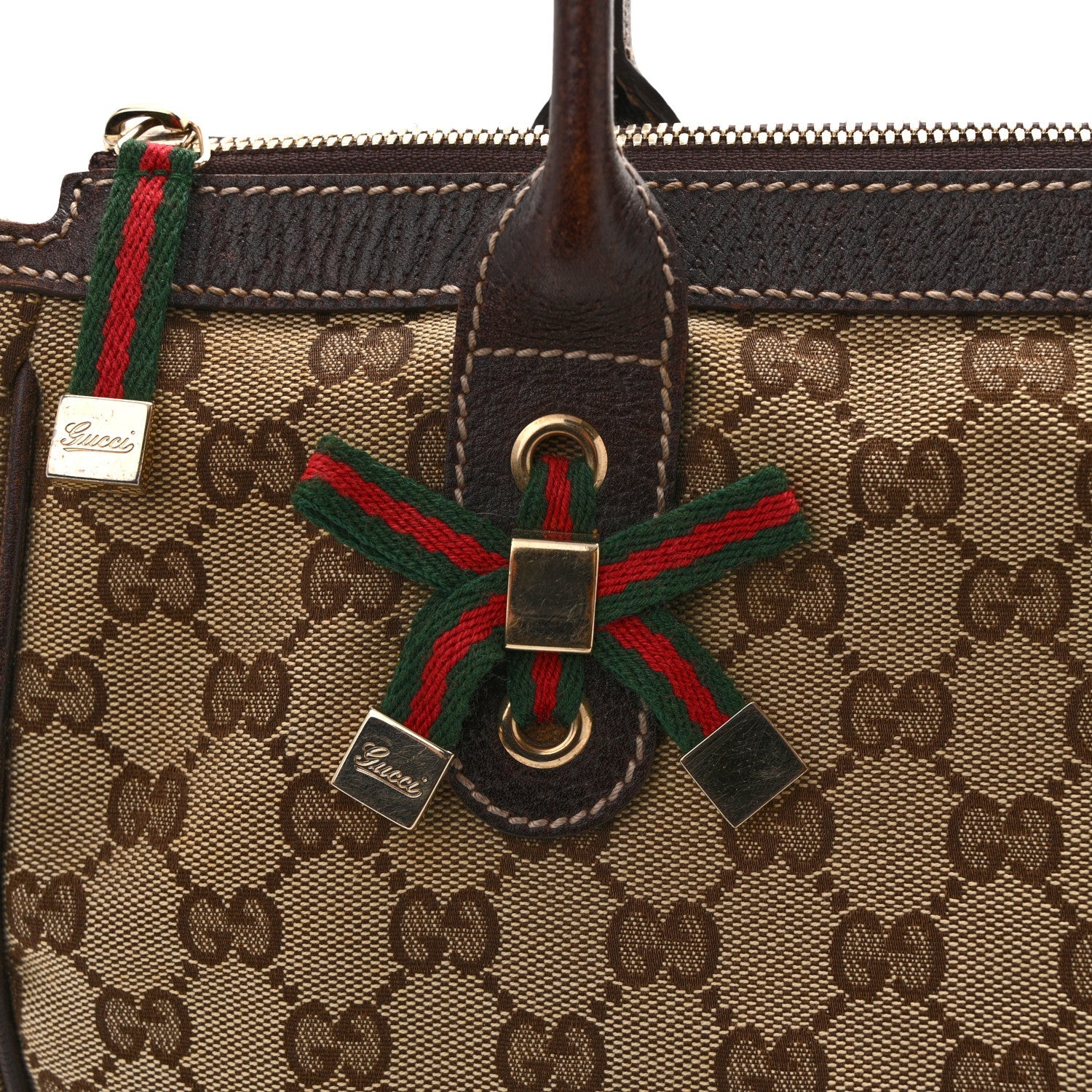 Monogram Medium Princy Tote Dark Brown