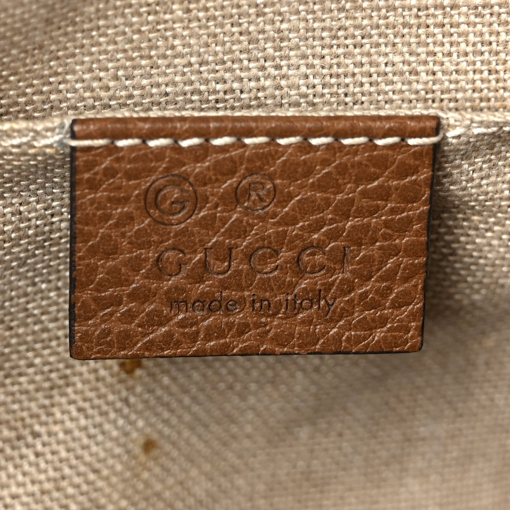 Monogram Mini Bree Messenger Bag Beige Tabacco