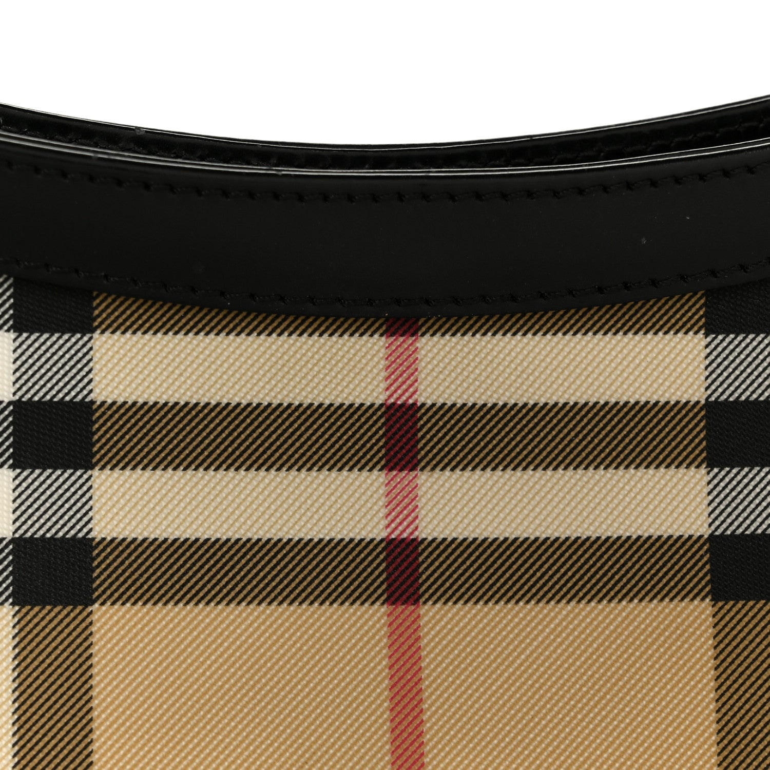 Vintage Check Shoulder Bag Black