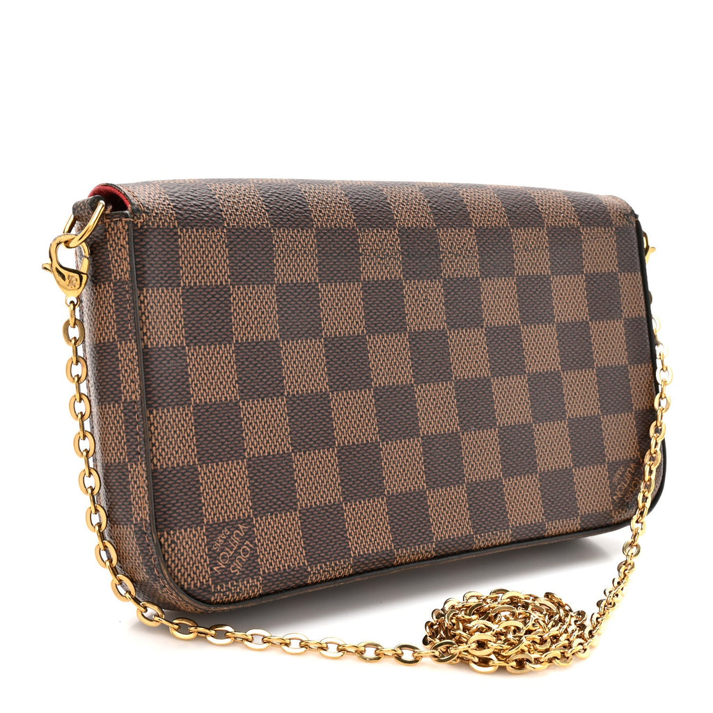 Damier Ebene Pochette Felicie Chain Wallet
