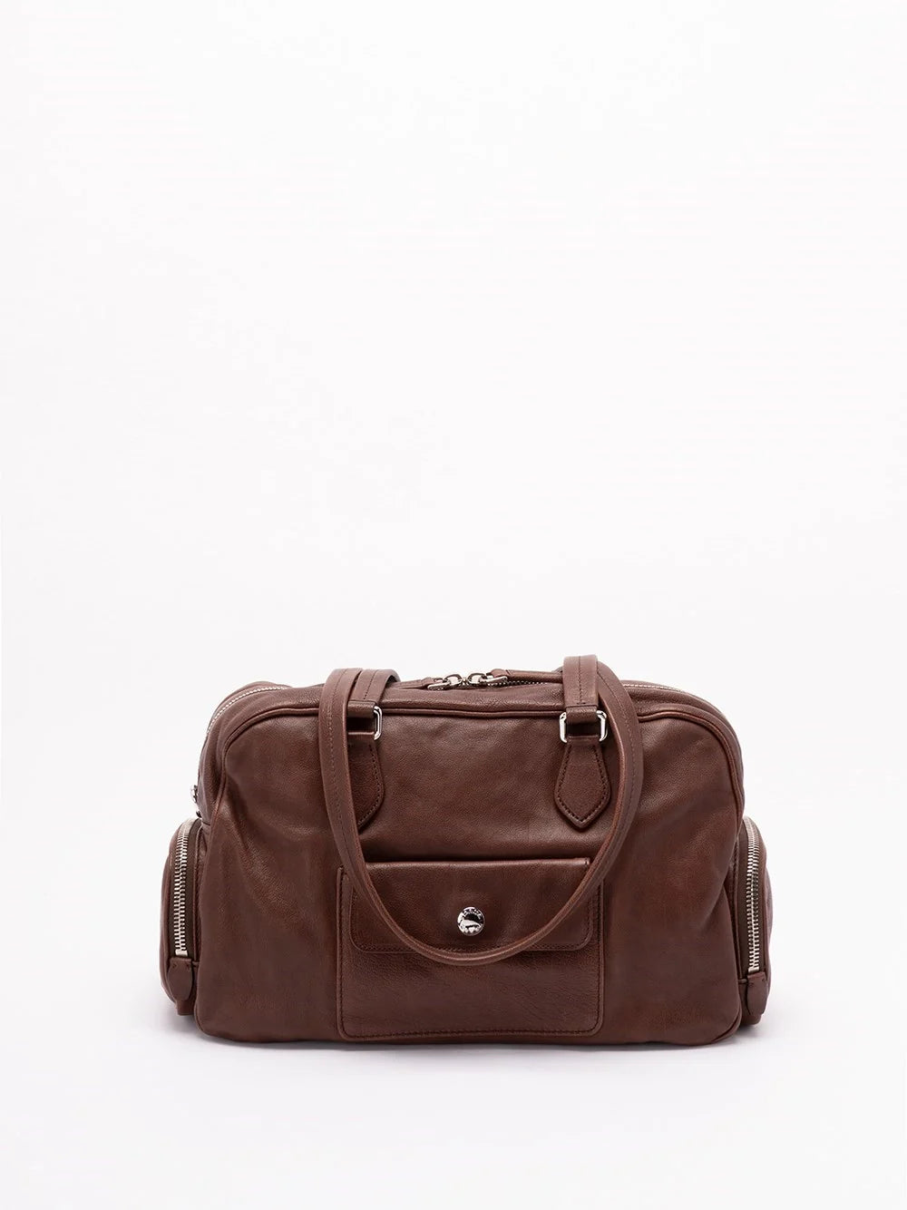 Prada Women Large Washed Leather Bag