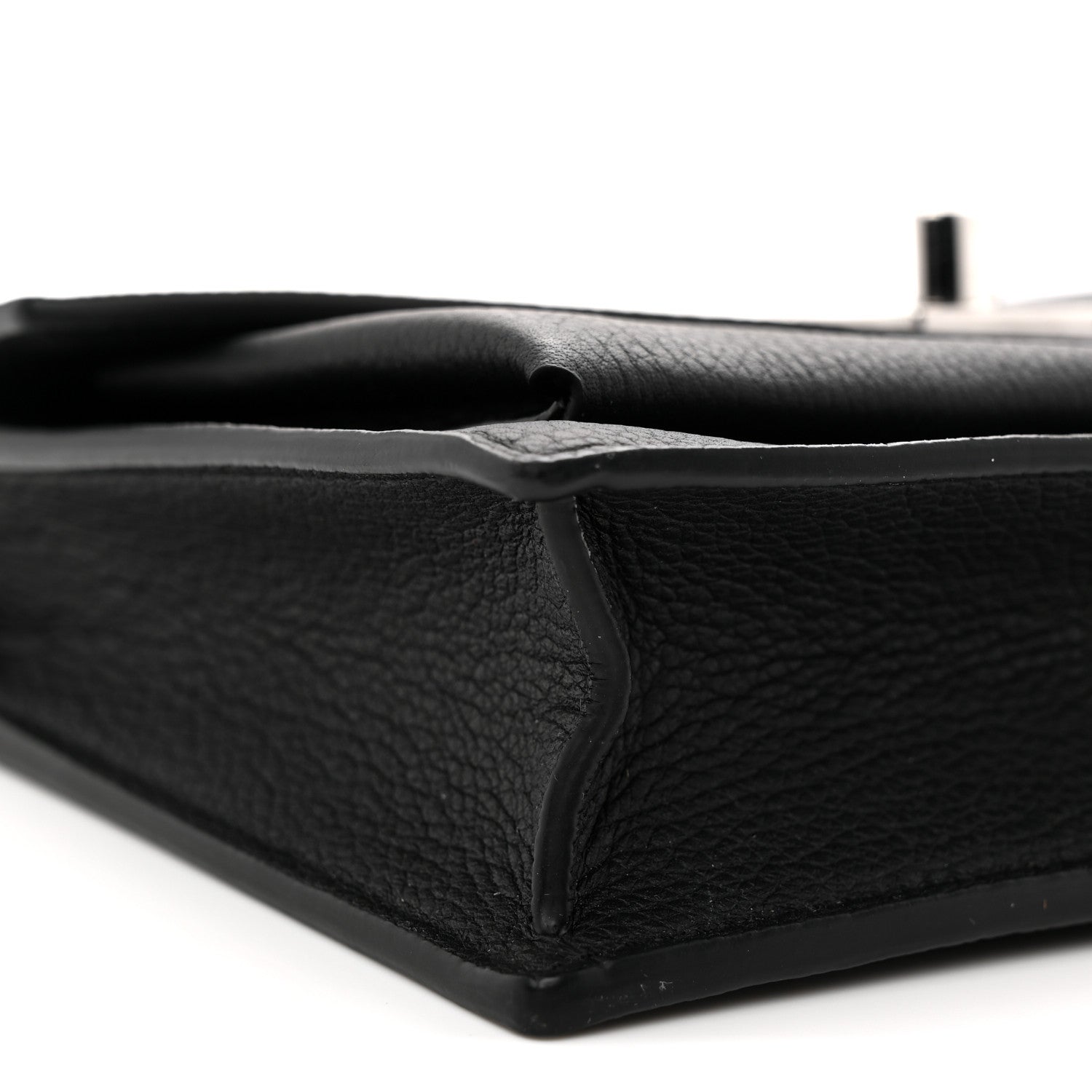 Soft Calfskin My Lockme Chain Pochette Black