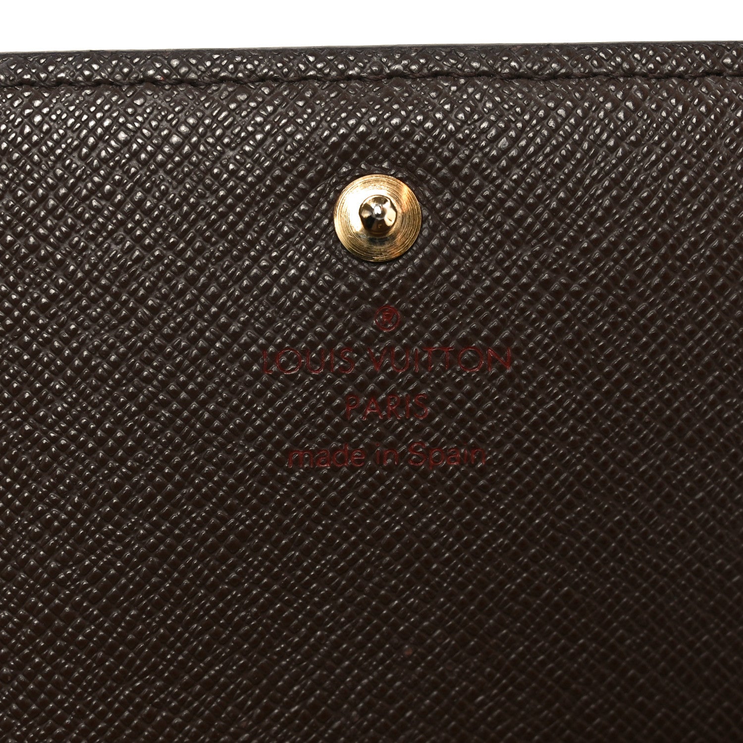 Damier Ebene Porte-Monnaie Billets Tresor Wallet