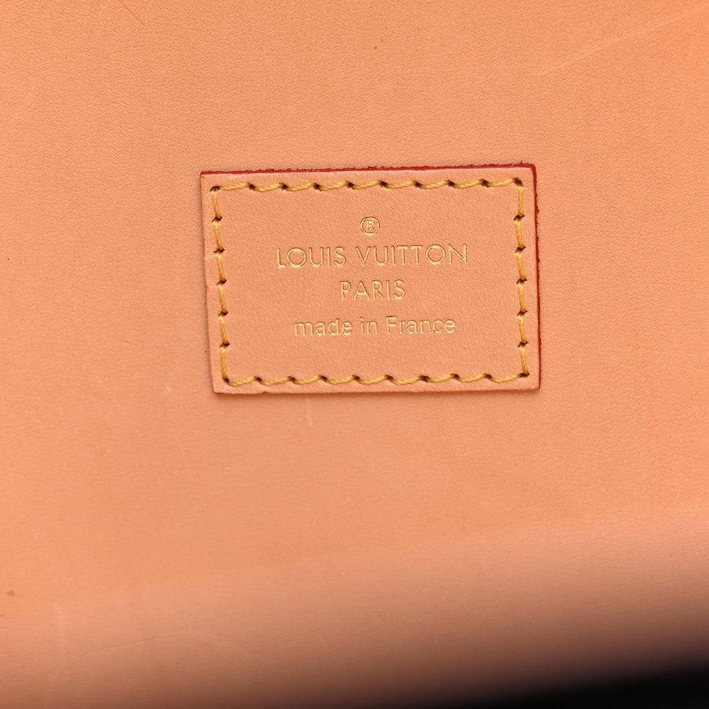 Monogram Calf Hair Spikes Iconoclasts Christian Louboutin Tote Red