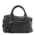 Agneau Giant 12 Rose Gold Hardware Town Black