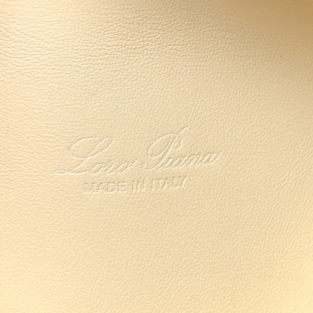 Grained Calfskin L19 Extra Pocket Pouch Whisper White